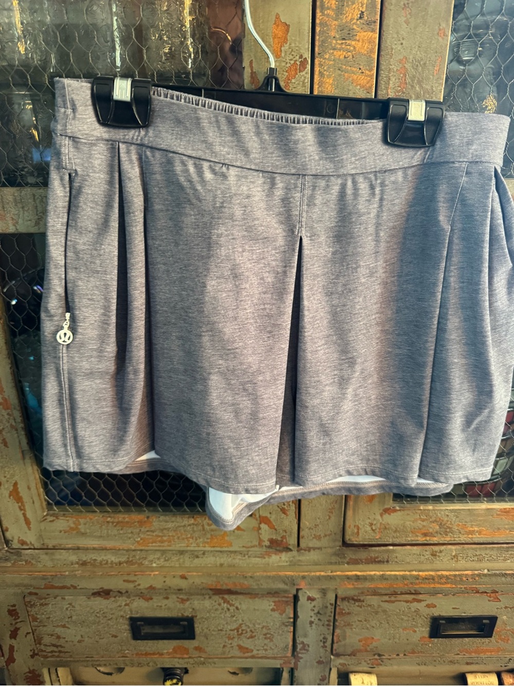 lululemon athletica Gray Athletic Skort